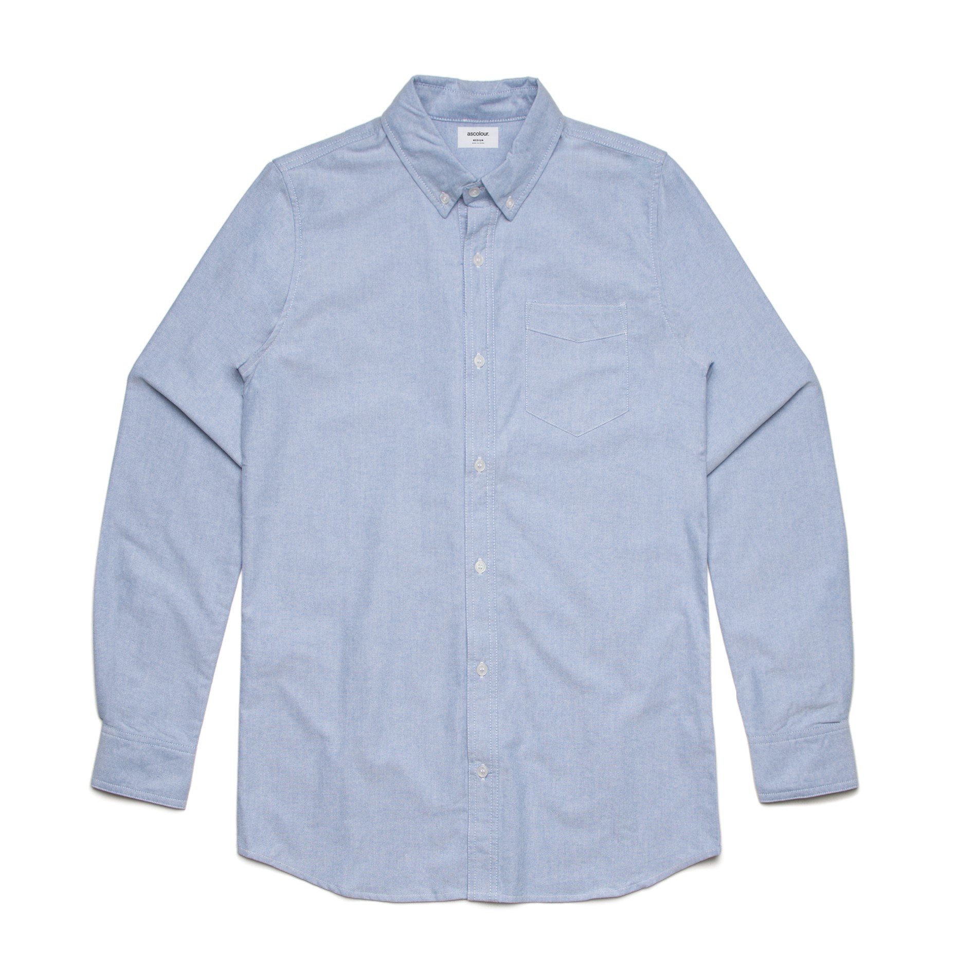 5401_oxford_shirt_light_blue_2 – Aprons Direct – Branded Aprons ...