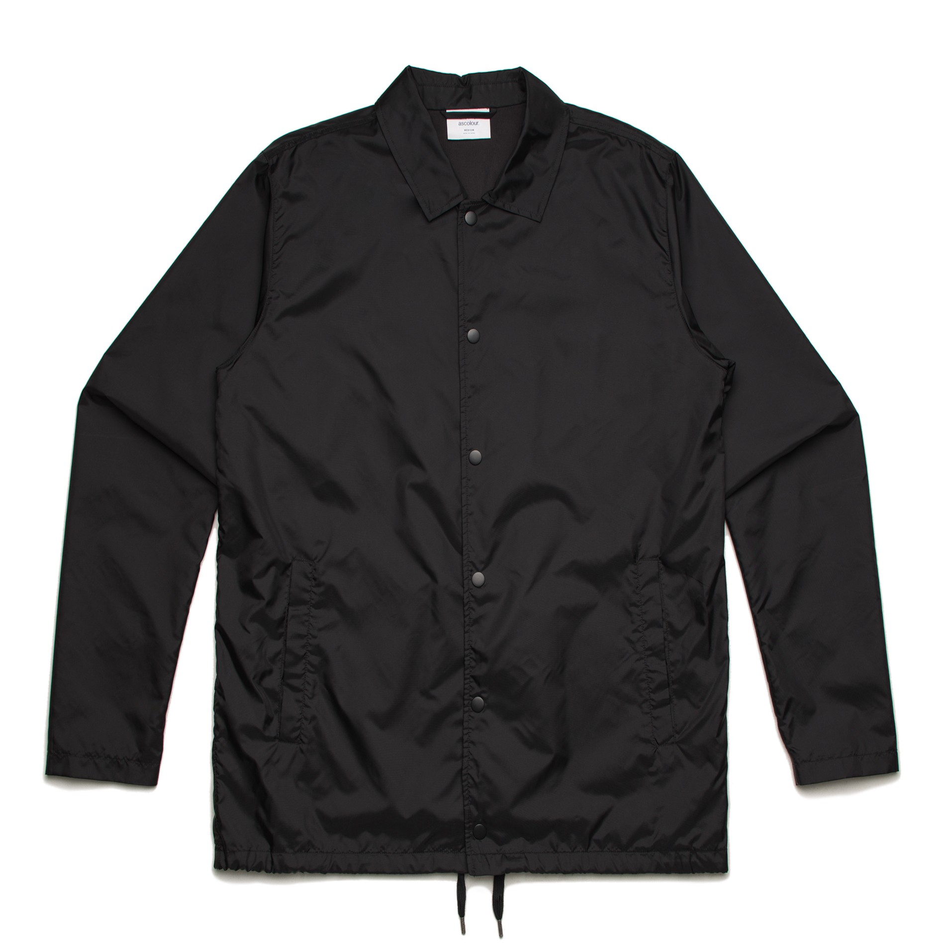 5504_coach_jacket_black_1_2 – Aprons Direct – Branded Aprons Delivered ...